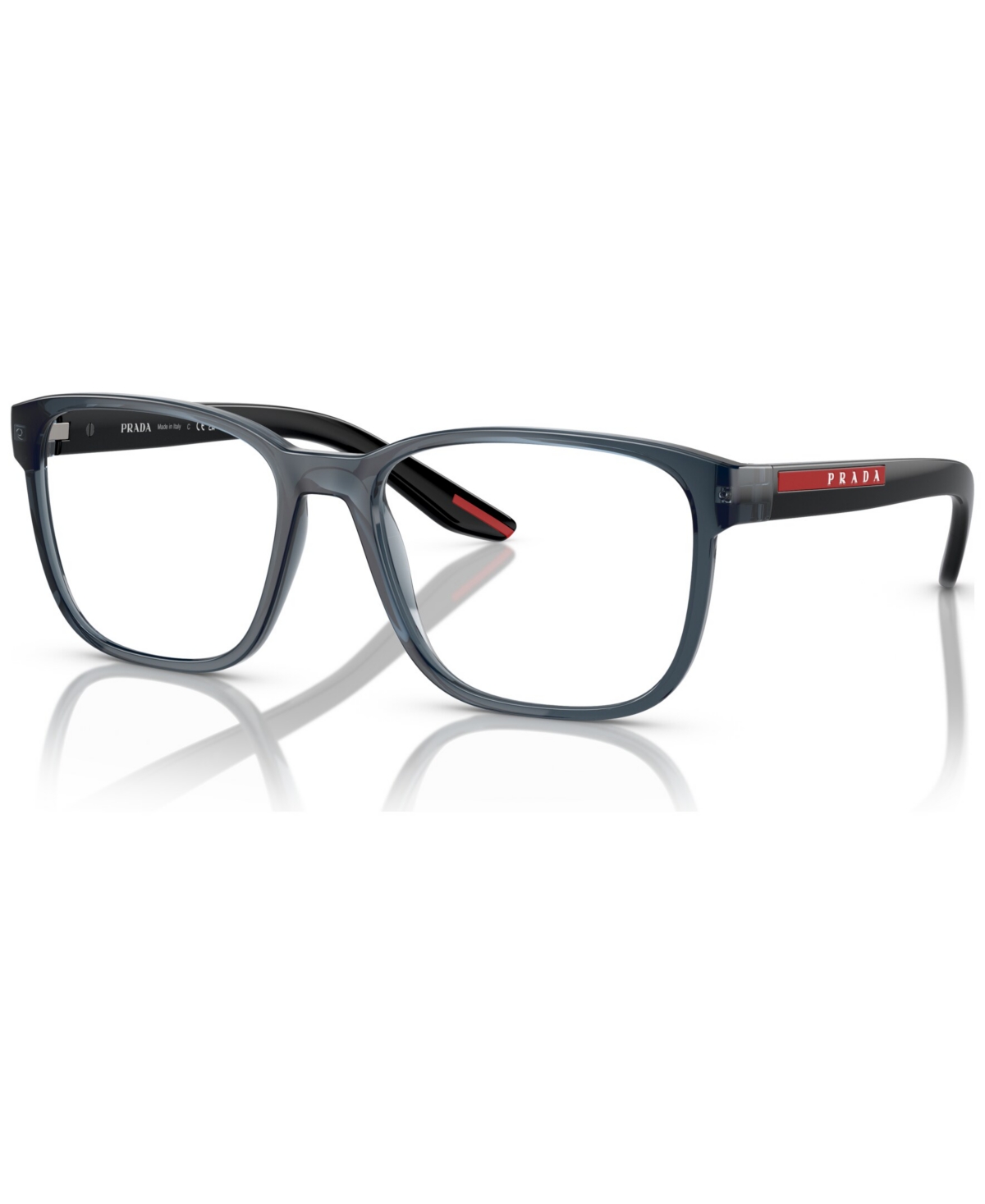 Men's Eyeglasses, Ps 06PV 55 - Black Rubber