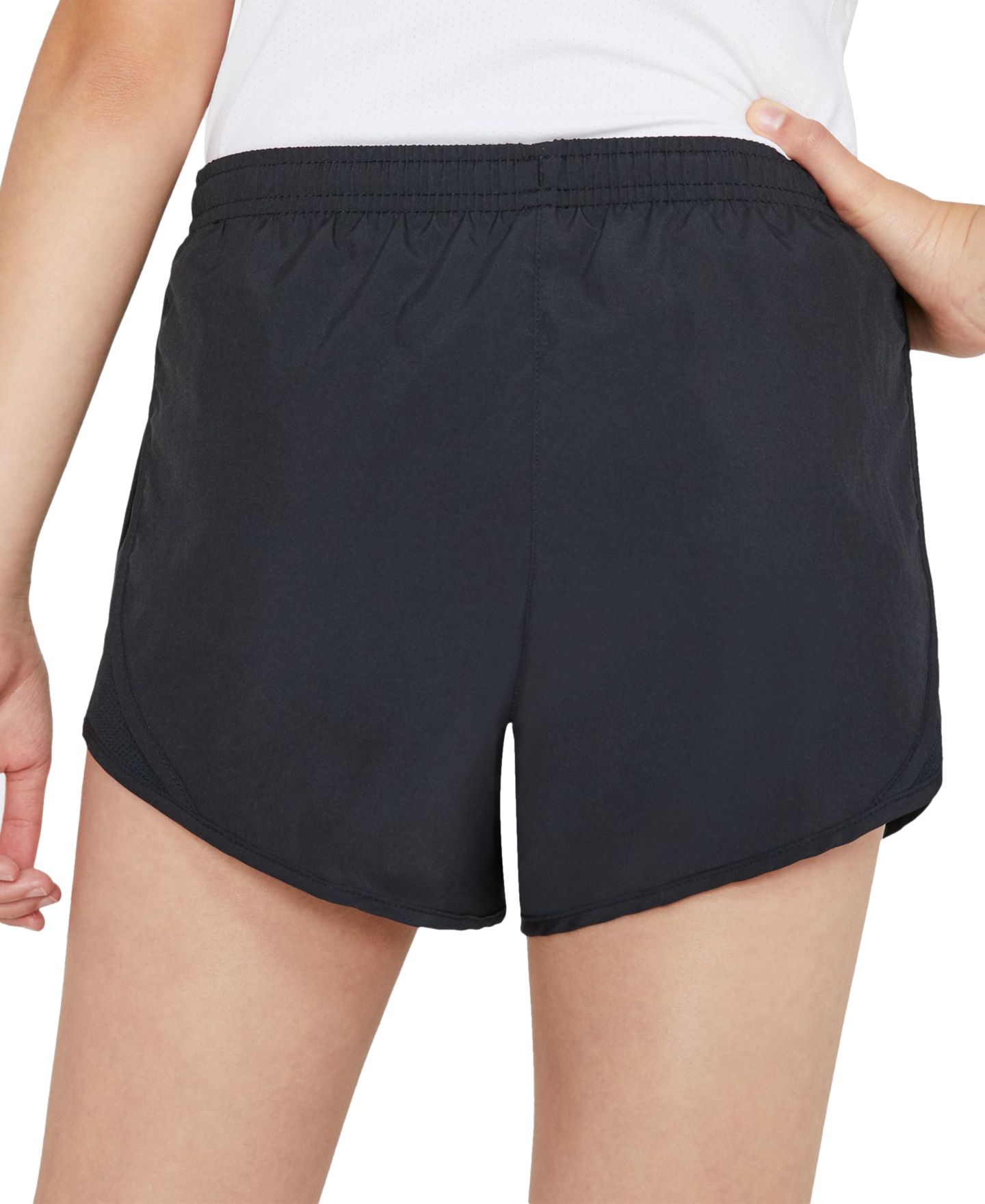 Шорты Nike Dri-Fit Tempo Running Shorts для девочек, цвет: Чёрный — фото 5