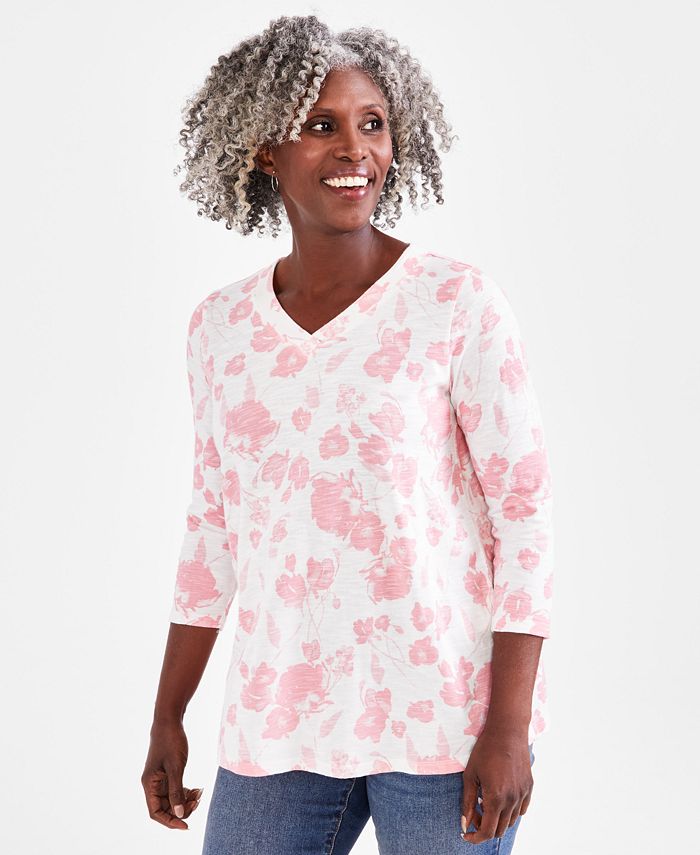 Macy's petite tunic tops outlet