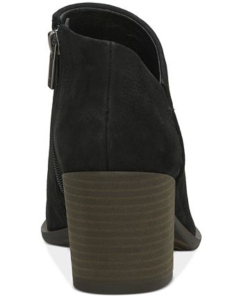 Lucky Brand Women's Bellita Asymmetrical Cutout Block-Heel Booties
