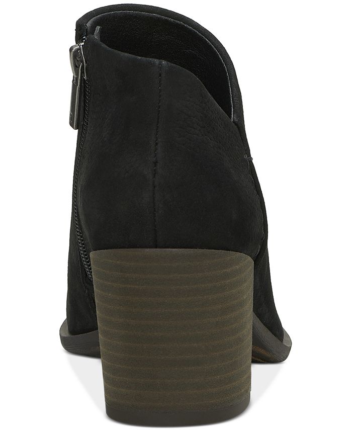 Lucky Brand Womens Pinlope Block Heel Booties Black Size 7 5 M