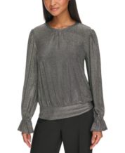 Macys silver discount top