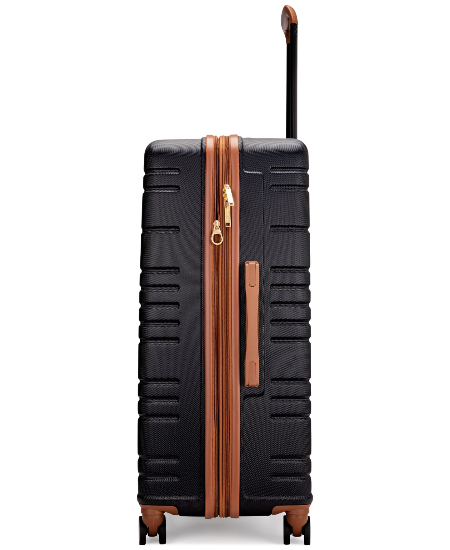 Набор чемоданов Miami CarryOn Brickell из 3 шт., расширяемые, на колёсах, ретро, цвет: Чёрный — фото 4