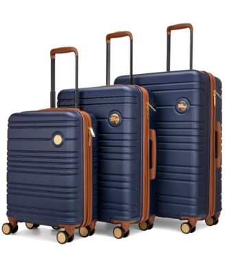 Brickell 3 Piece Expandable Retro Spinner Luggage Set