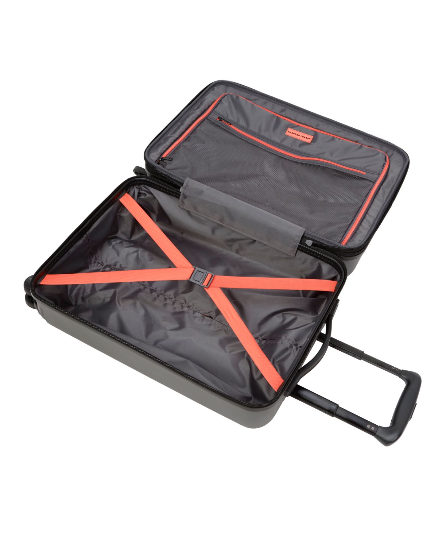 Чемодан Sharper Image Journey Lite Carry-on Hardside Spinner, цвет: Серый — фото 5