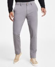 Macys mens grey dress pants sales