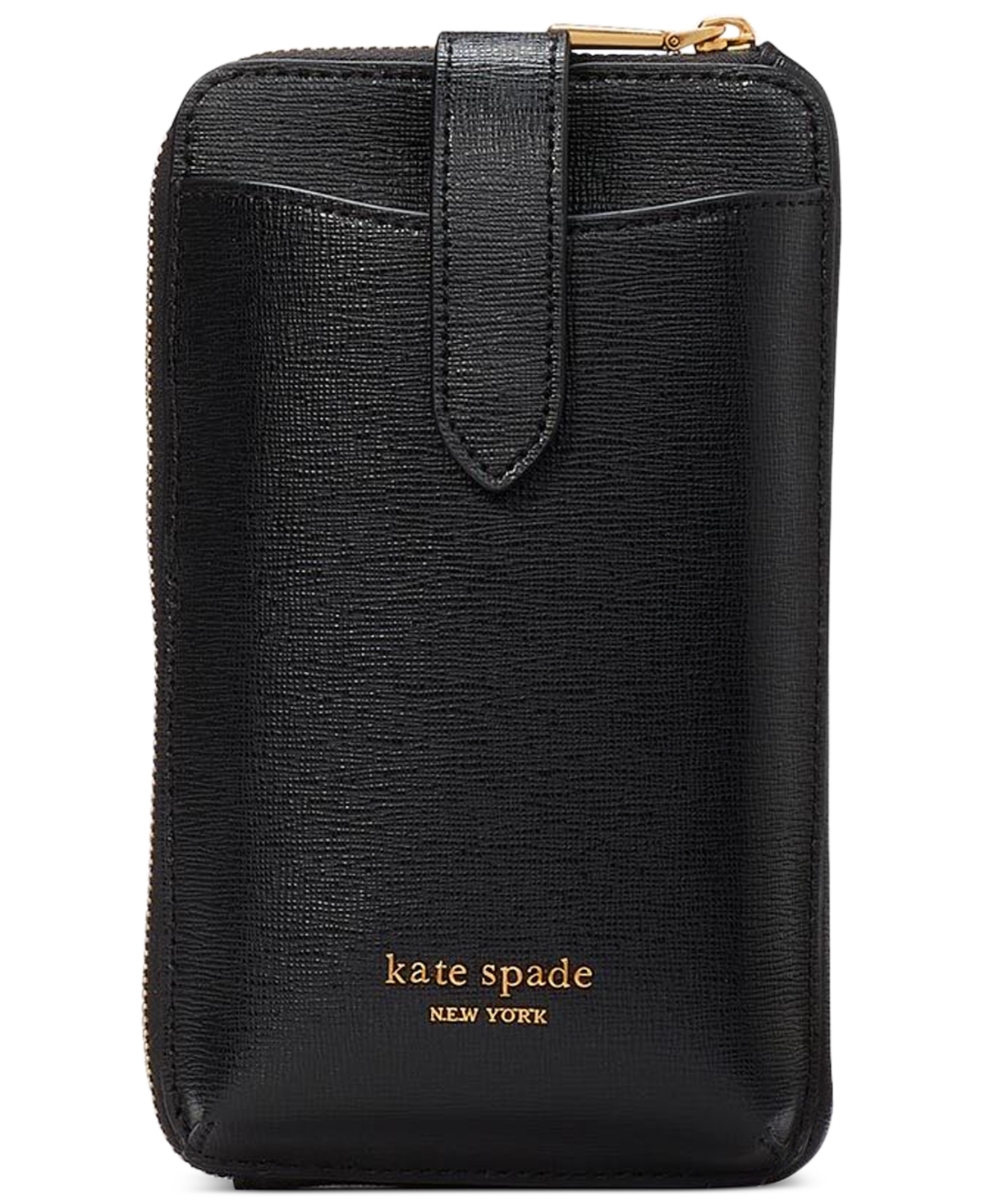 Kate Spade New York Morgan Saffiano Leather New Ns Phone Crossbody In Black