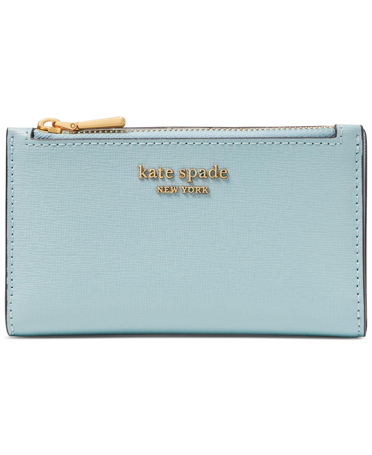 Kate Spade Morgan Saffiano Leather Wallet In Aegean Teal
