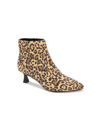 leopard print kitten heel boots