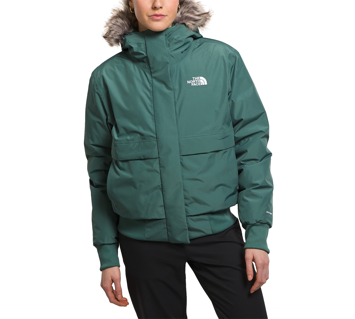The North Face Women s Arctic Bomber Coat Almond Butter Almond Butter Tnf Monogram Smart Closet