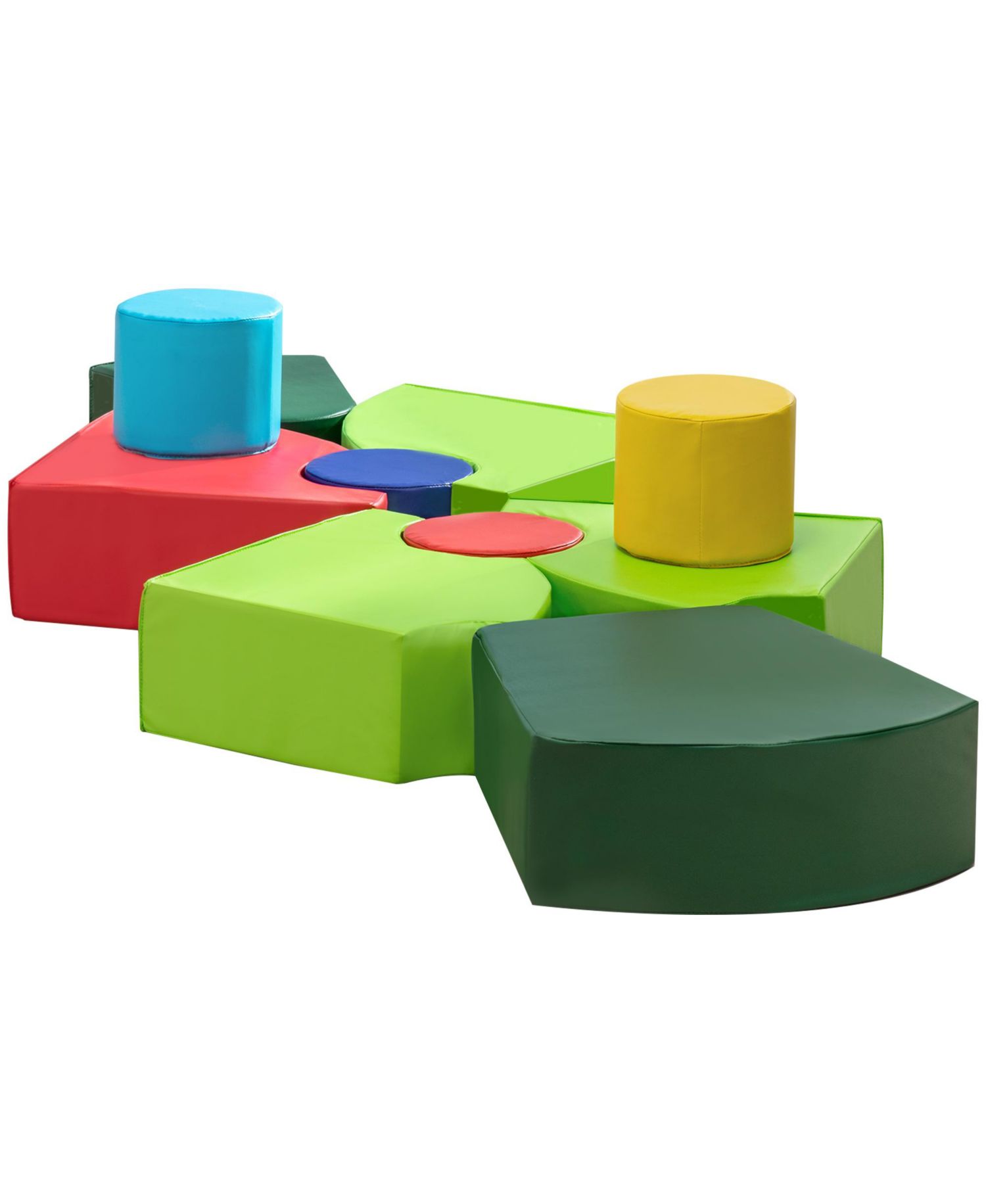 10-Piece Rearrangeable Foam Play Set for Creativity and Shape Discovery, Baby Soft Play Equipment with Easy-to-Clean Surface, Toddler Educational Toy for 18 Month Old Girls & Boys