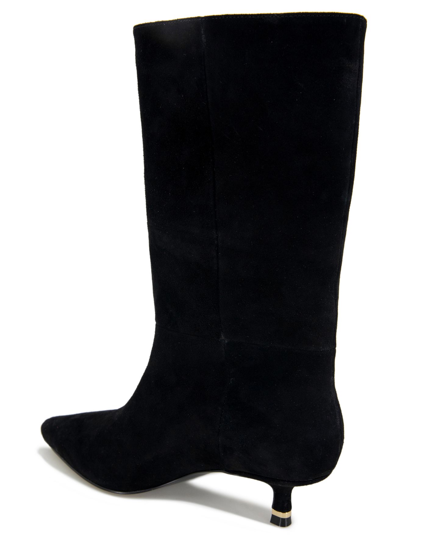 Женские ботинки Kenneth Cole New York Meryl Kitten Heel, цвет: Чёрный замшевый — фото 5