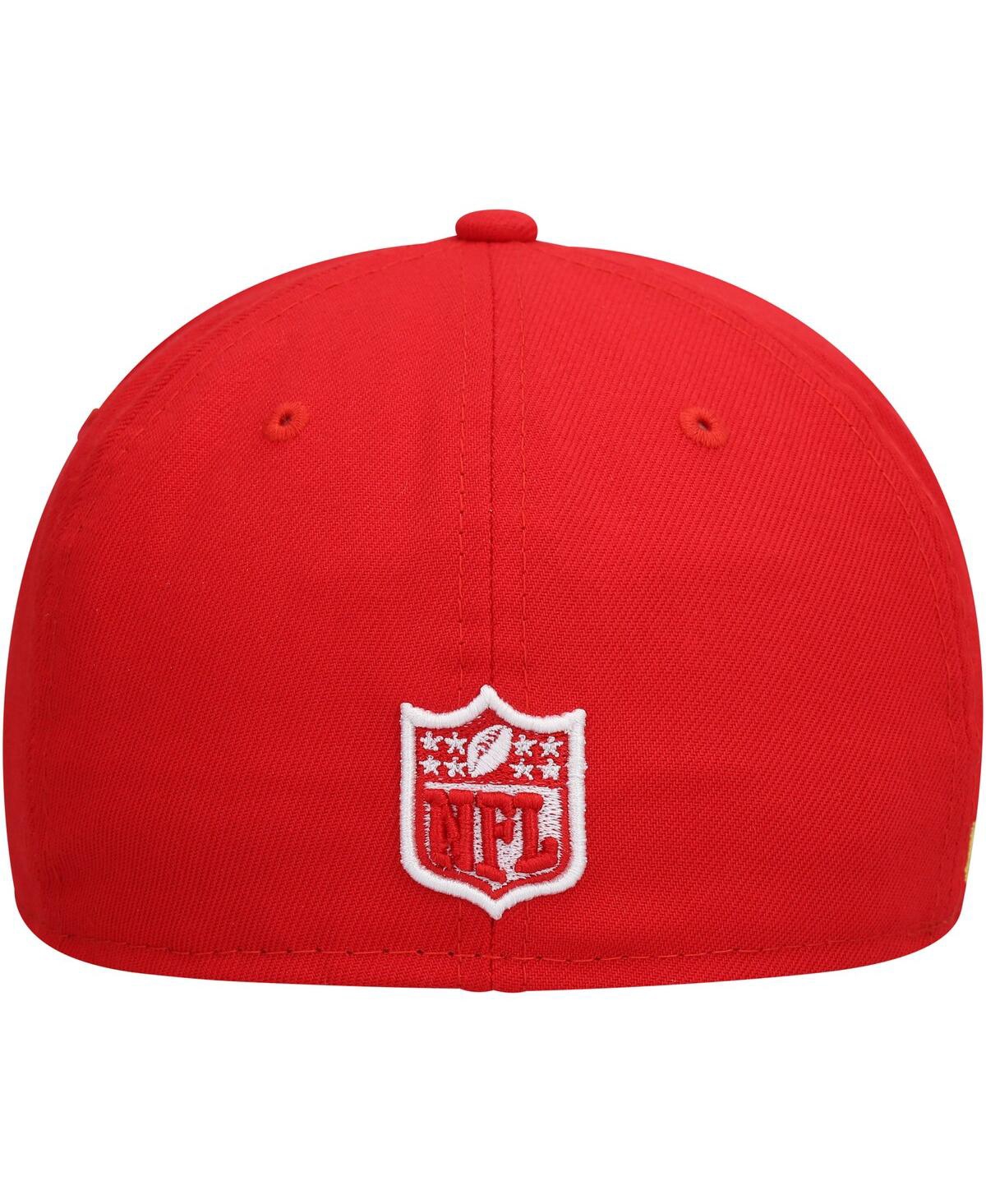 Men's New EraKansas City Chiefs Super Bowl Iv Citrus Pop 59FIFTY Fitted Hat - Red