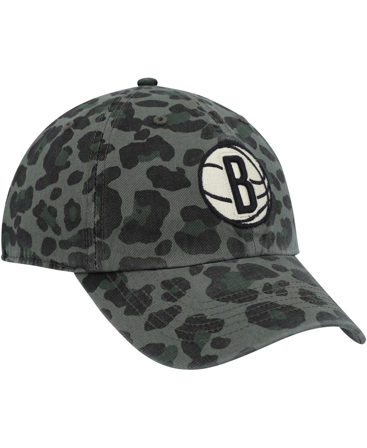 Shop 47 Brand Women's ' Green Brooklyn Nets Bagheera Clean Up Adjustable Hat