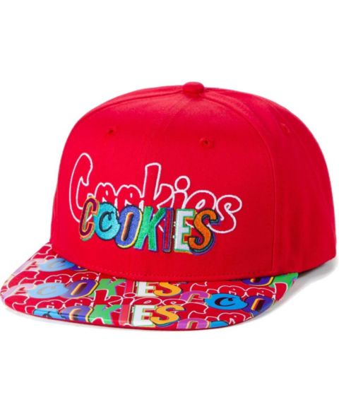 Мужская кепка Cookies Clothing Red On The Block Snapback Hat