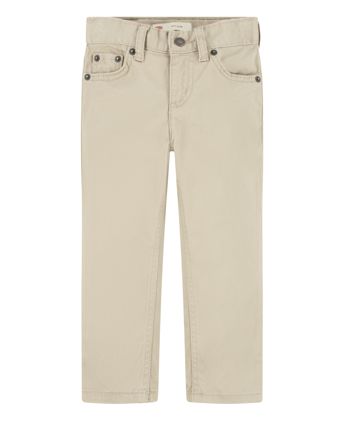 Levi's Babies' Toddler Boys 5-pocket 511 Slim Fit Sueded Pants In Plaza Taupe
