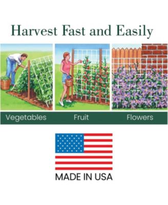 Products Trellis Nylon Mesh Netting for Vertical Growing Crops - 5 x 15 ft