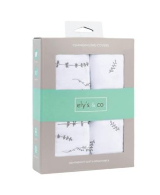 Baby Changing Pad Cover - Cradle Sheet 100% Combed Jersey Cotton