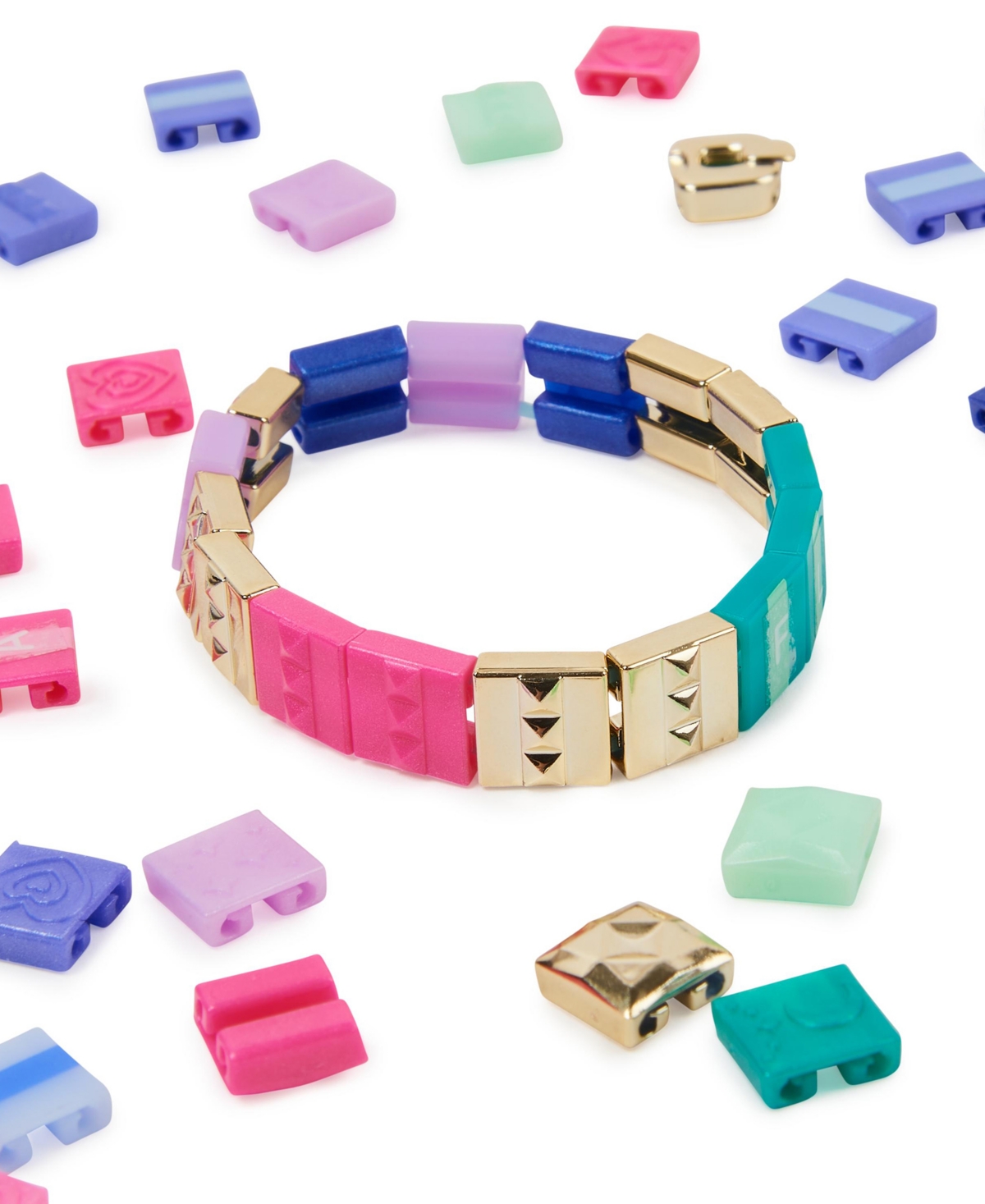 Cool Maker Popstyle Bracelet Maker, 170 Stylish Beads, 10 Bracelets, Storage, Friendship Bracelet Making Kit, D In Multi-color