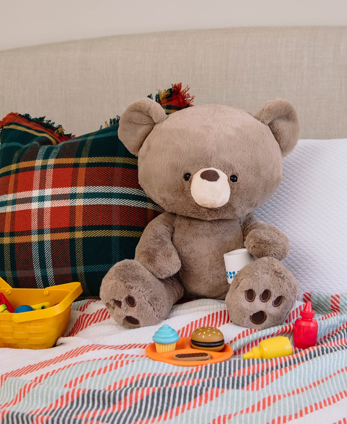 Gund Kai Teddy Bear, Premium Plush Toy Stuffed Animal, 12" In Multi-color