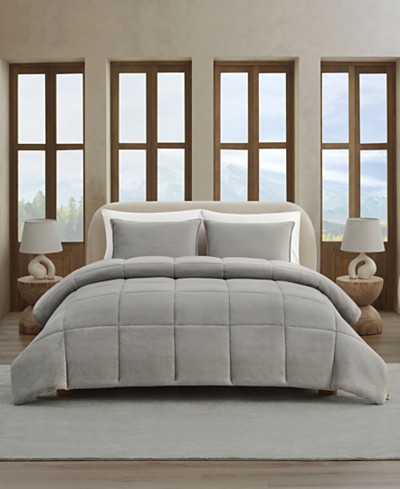 Ienjoy Home Home 2-Piece Gray and Light Gray Twin/Twin XL