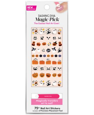 Dashing Diva - MAGIC PICK 3D Nail Art Stickers - Pumpkin Patch