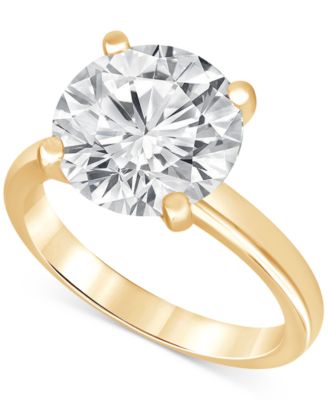Certified Lab Grown Diamond Solitaire Engagement Ring (5 ct. t.w.) in 14k Gold