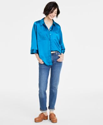 On 34th - Women's Satin Pajama Top