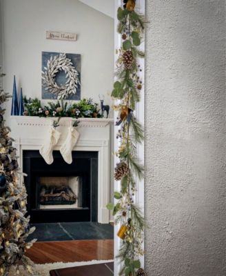 6' HGTV Home Collection Swiss Chic Garland