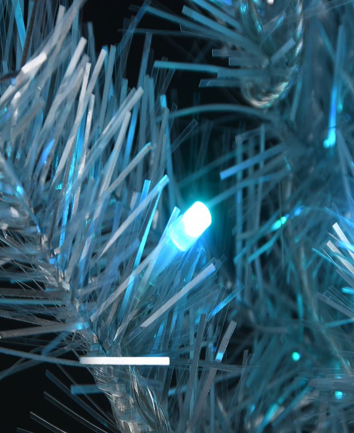 National Tree Company 9' PreLit Crystal Metallic Garland Macy's