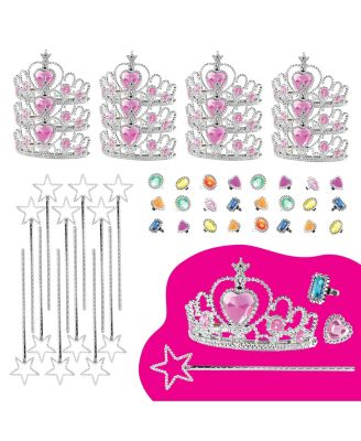 96 Pcs Princess Pretend Party Costume Dress Up Play Set Includes 24 Crown Tiaras, 24 Star Wands, 48 Pcs Little Girl Jewel Rings, Princess Girls Party Favors Costume Party Play Set For Little Girls Online On At Best Prices. Fast And Free Shipping Free Returns Cash On Delivery Available On Eligible Purchase.