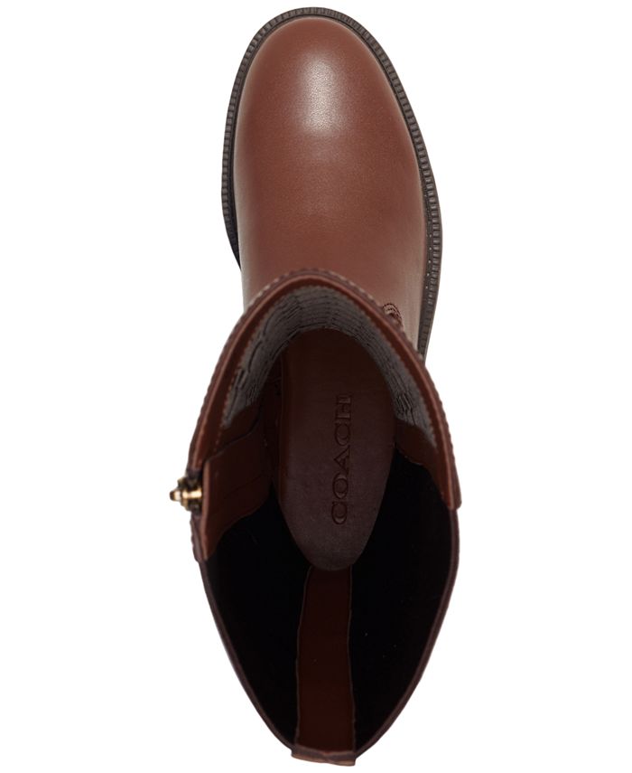 Coach best sale boots macys