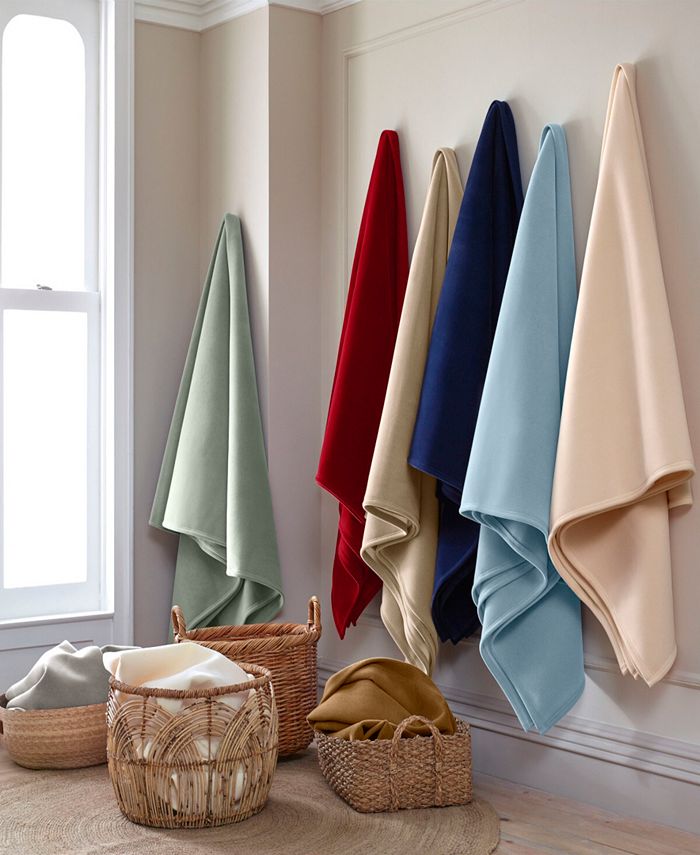 Vellux Plush Knit King Blanket Macy's