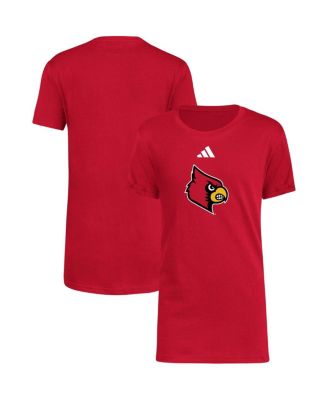 Big Boys Red Louisville Cardinals 2023 Sideline Locker Room Logo Fresh T-shirt