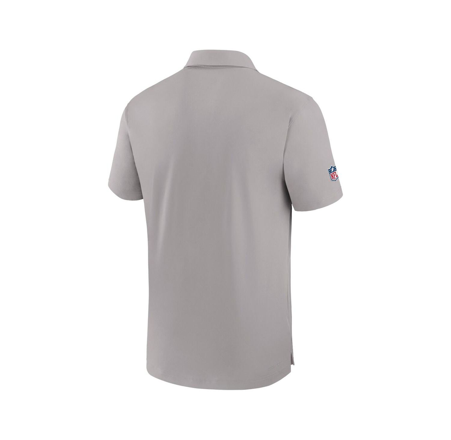 Men's Gray Cleveland Browns Sideline Coaches Performance Polo Shirt