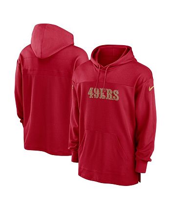 Nike Men's Scarlet San Francisco 49ers 2023 Sideline Performance Hooded Top  - Macy's