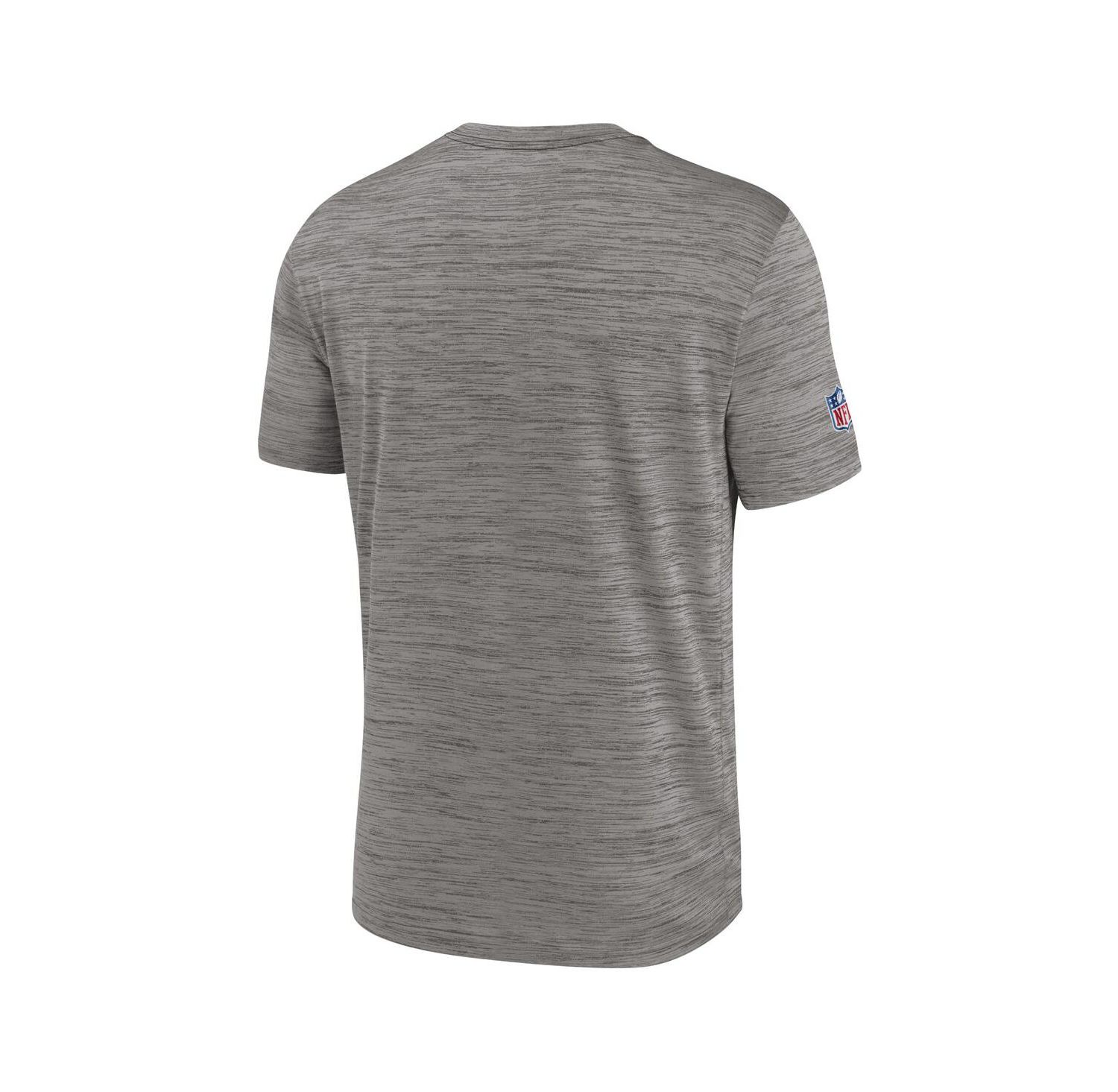 Men's Heather Charcoal Cleveland Browns 2023 Sideline Alternate Logo Performance T-shirt