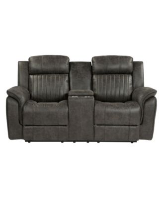White Label Lola 74" Double Reclining Loveseat