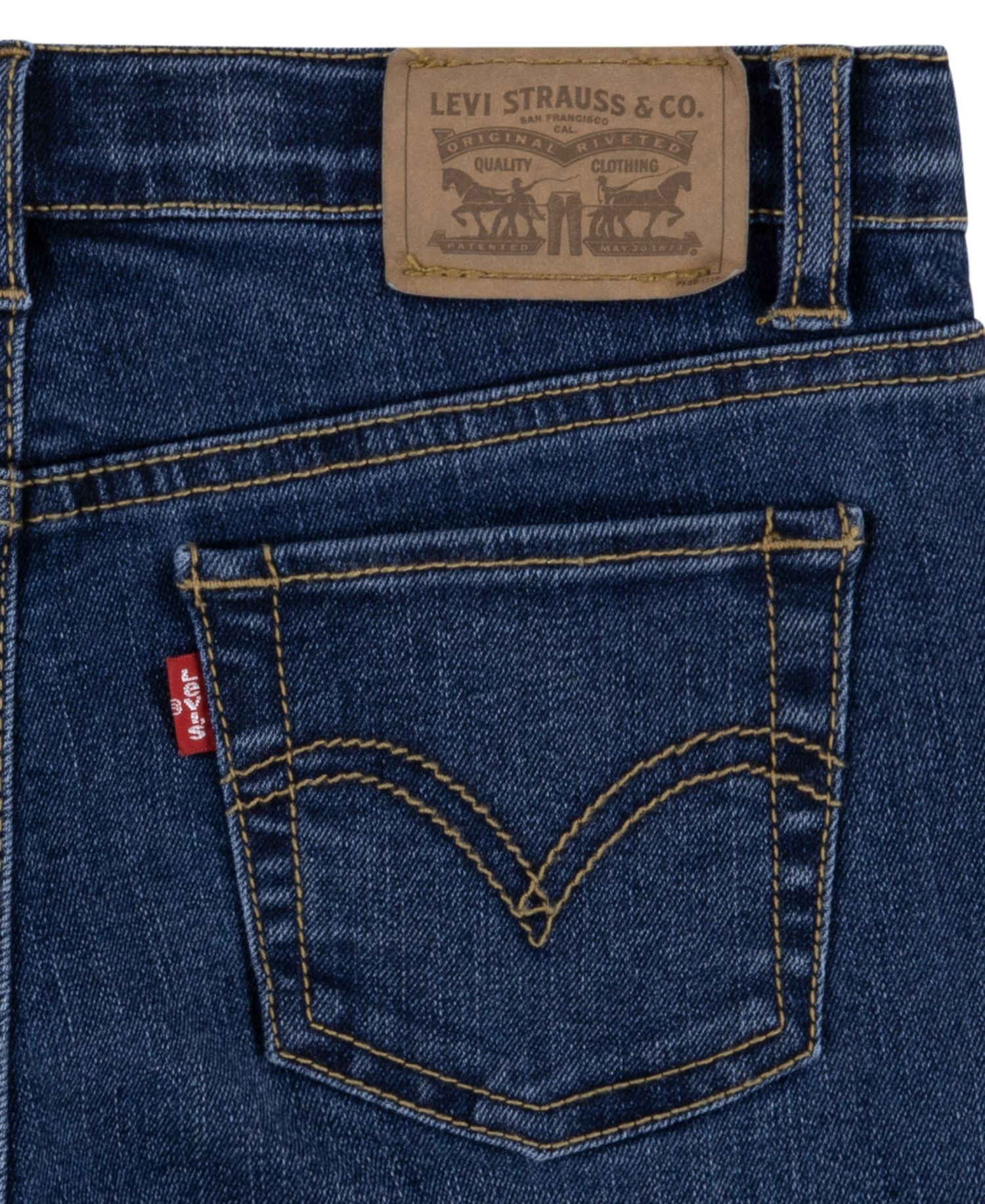 Girls' 7-16 Mid-Rise Classic Bootcut Denim Jeans