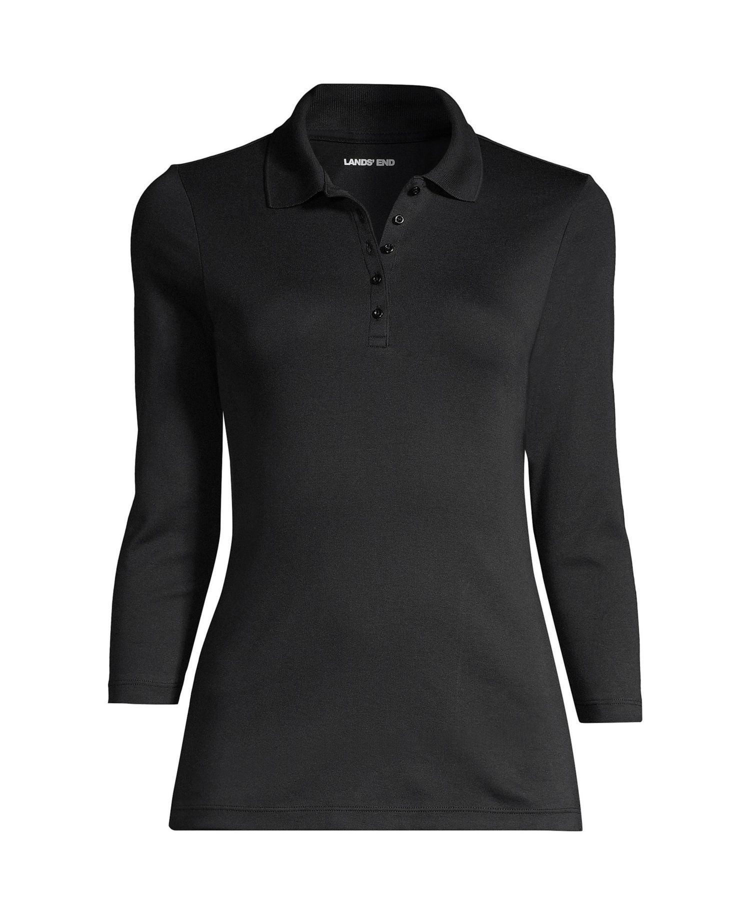 Women's 3/4 Sleeve Supima Cotton Polo Shirt