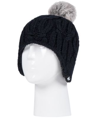Women's Nikki Cosy Ears Pom-Pom Hat