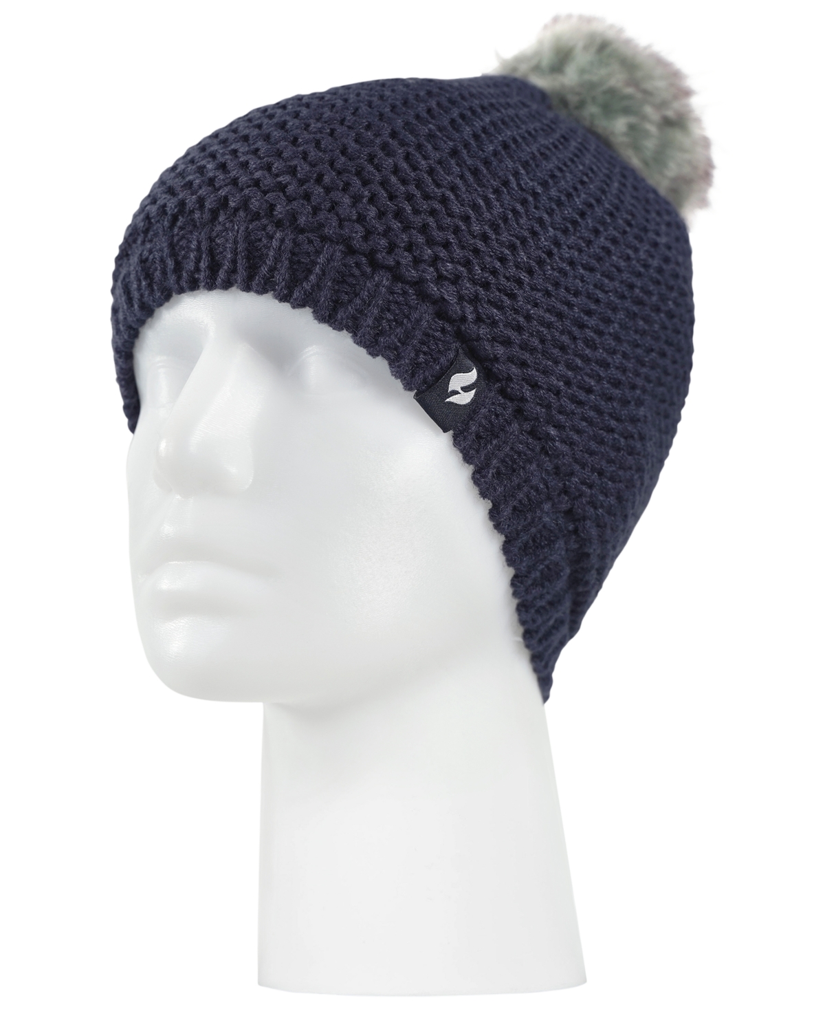 Heat Holders Paris Purl Stitch Pom-Pom Hat