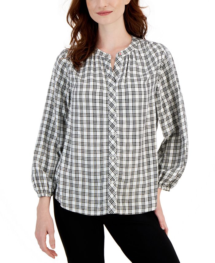 Tommy hilfiger women's button down shirts 2025