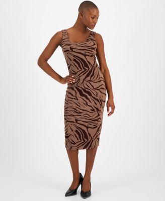Bar III - Petite Sleeveless Bodycon Midi Dress