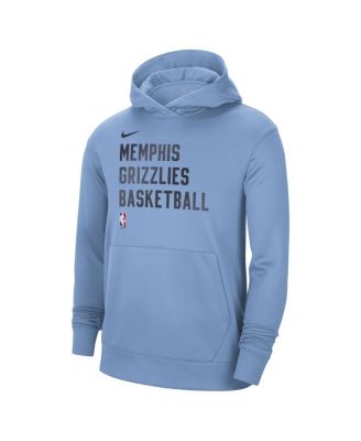 Men's and Women's Light Blue Memphis Grizzlies 2023/24 Performance Spotlight On-Court Practice Pullover Hoodie