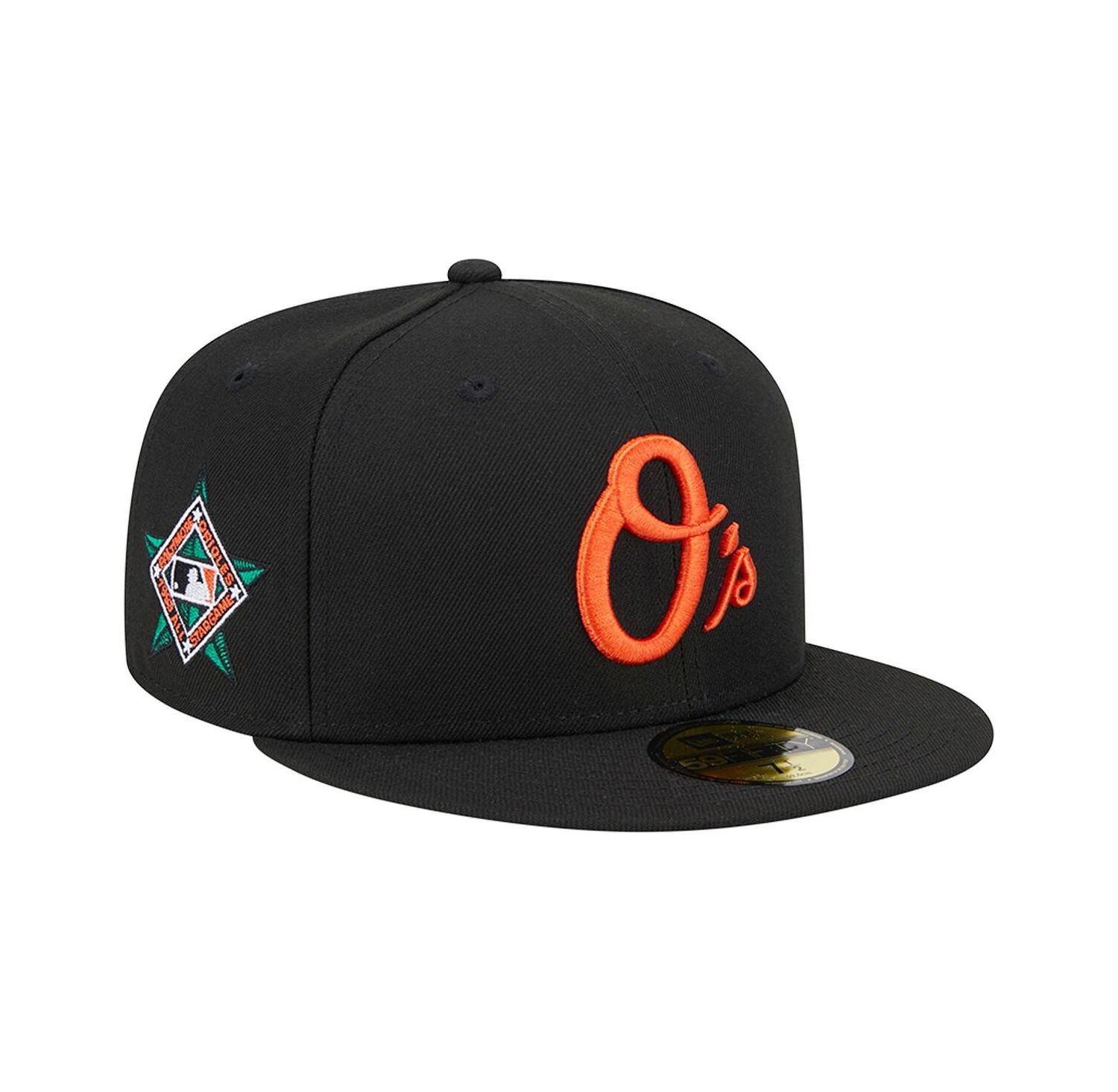 Men's Black Baltimore Orioles Alternate Logo 1993 MLB All-Star Game Team Color 59FIFTY Fitted Hat