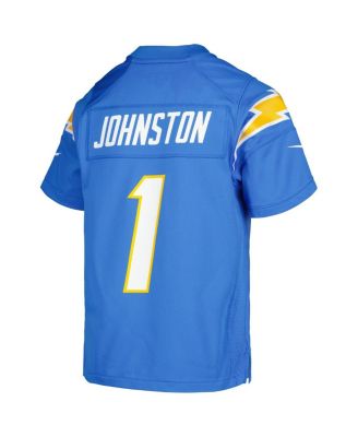 Big Boys Quentin Johnston Powder Blue Los Angeles Chargers Game Jersey
