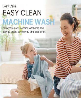 Pillowcase Set of 4 Soft Double Brushed Microfiber - King