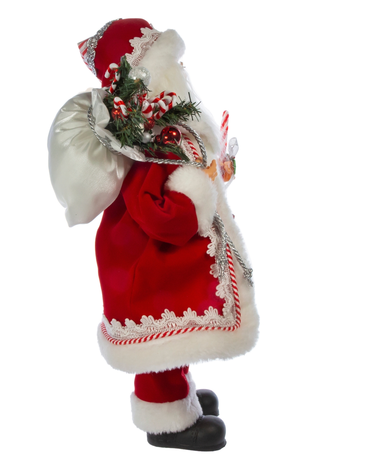 Kurt Adler Kringle Klaus Peppermint Santa