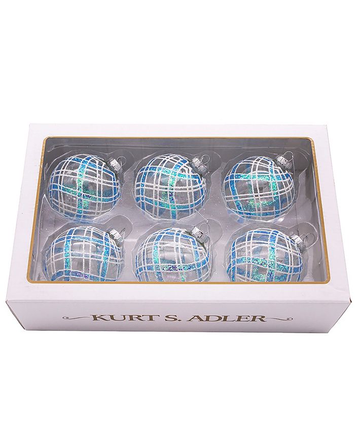 Kurt Adler New York Glass Ball Ornament, 80Mm